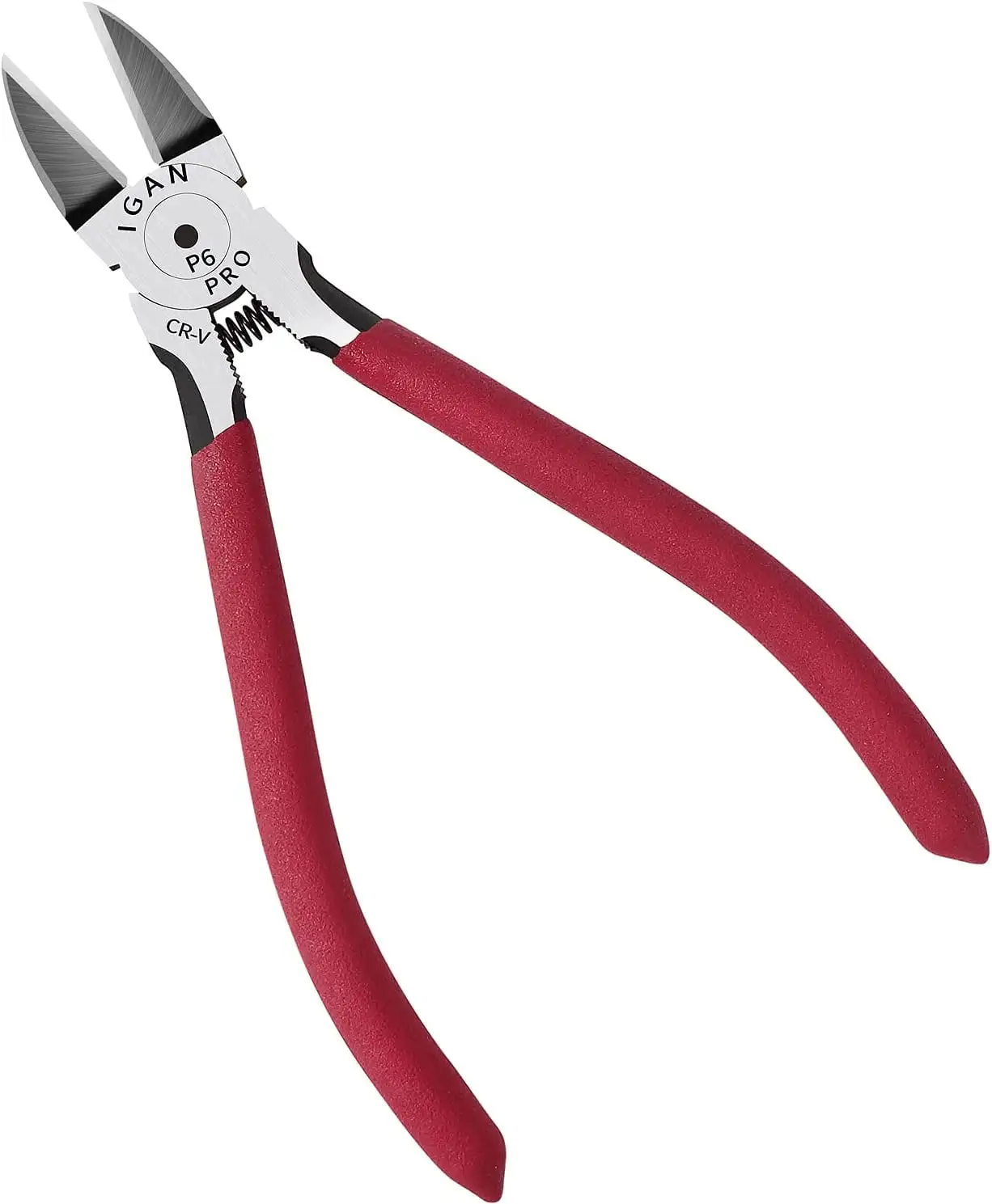 -P6 Wire Flush Cutters. 6-inch Ultra Sharp & Powerful Side Cutter Clippers with Longer Flush Cutting Edge. Ideal Wire Snips for Crafting. Floral. Electrical & Any Clean Cut Needs